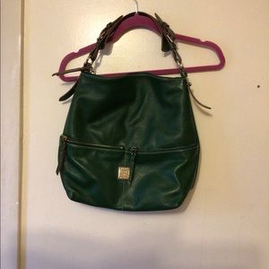 Dooney &Bourke  Dillen grained leather hobo bag with adjustable strap